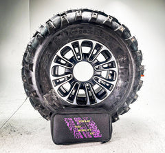 Stop & Go 5001 24 Piece Tubeless Mushroom Plug Tire Mobility Repair Kit & Air Compressor for Punctures & Flats on Car, Trucks, Trailers, & ATV (15 Plugs)