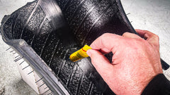 Stop & Go 3002 8 Piece Tubeless Tire Repair Kit with Patches & Rubber Cement for Punctures & Flats on Car, Truck, ATV, UTV, Motorcycle, & Trailer (6 Patches)