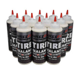 MASSFX Premium Flat Tire Sealant 32 oz - Prevents & Seals - Made in USA (12 pk)