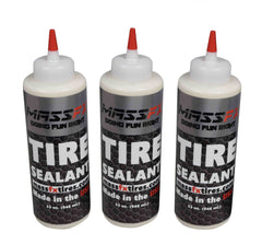 MASSFX Premium Flat Preventative Tire Sealant - Made in USA - (32 oz) - Extends Tire Life and Seals Punctures (3 pk)
