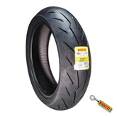 Pirelli Diablo Rosso 4 IV Street Sport 180/55ZR17 Rear Motorcycle Tire 180/55-17 w/Keychain