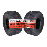 MASSFX Grinder 22x10-9 Rear ATV Tire 6 Ply for Soft/Hard Pack Ground (2 Pack)