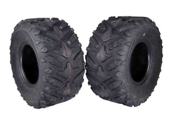 MASSFX Grinder 22x10-9 Rear ATV Tire 6 Ply for Soft/Hard Pack Ground (2 Pack)