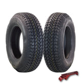 Kenda K550 ST225/75D15 Loadstar Trailer Tire Bias-Ply Tire for Superior Towing Performance with Enhanced Stability for Utility Trailers, Cargo Trailers, and Boat Trailers with Kenda Keychain (2 Pack)