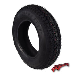 Kenda K550 ST205/75D15 Loadstar Trailer Tire Bias-Ply Tire for Superior Towing Performance with Enhanced Stability for Utility Trailers, Cargo Trailers, and Boat Trailers with Kenda Keychain
