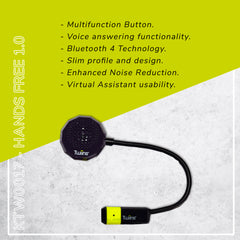 Twiins HF 1.0 Bluetooth Motorcycle Helmet Communication Headset (Single Speaker)