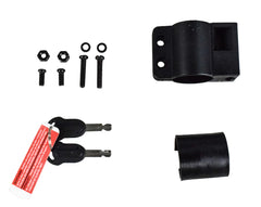 Kryptonite Keeper Bike U-Lock, Anti-Theft Security Bicycle U Lock, Sold Secure Silver, 12mm Steel Shackle with Mounting Bracket and Keys, High Security Lock for Bicycles E-Bike, Scooters, Black