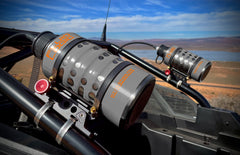 FluidLogic Wave Complete Hydration System with Wide Mouth, Stainless Steel Bottle (32oz) - Universal Rollbar Mount & Hardware for UTV & Offroad Vehicles w/ Keychain