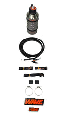 FluidLogic Wave Complete Hydration System with Wide Mouth, Stainless Steel Bottle (64oz) - Universal Rollbar Mount & Hardware for UTV & Offroad Vehicles w/ Keychain