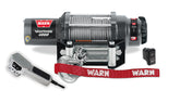 WARN Vantage 4000 12V DC Electric Winch for ATV UTV Side-by-Side - 4000 lb Pull Capacity, 55 Ft 7/32" Steel Wire Rope, Roller Fairlead, Fully Sealed, 3-Stage Planetary, Wired Remote (108214)