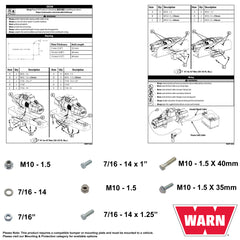 Warn ZEON 10-S 12V Winch with 100ft of 3/8in Synthetic Rope Wired Remote