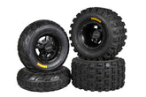 MASSFX 21x7-10 20x10-9 ATV Front Rear Tire & Wheel Kit 21x7x10 20x10x9 (4 Pack)
