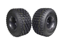 MASSFX 20x10-9 ATV Rear Tire & 9x8 4/115 Gun Metal Wheel Kit 20x10x9 (2 Pack)