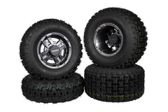 MASSFX 21x7-10 20x10-9 ATV Front Rear Tire & Wheel Kit 21x7x10 20x10x9 (4 Pack)