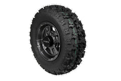 MASSFX 21x7-10 Front Tires & Gun Metal Wheel Kit for ATV, UTV, & SxS - 4-Ply-2pk