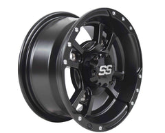 ITP 10SB10 10x5 4/144 3+2 SS112 Black Alloy Front Sport Wheel