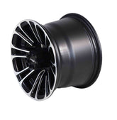 MASSFX 10x7 Golf Cart Rim with 4/101.6 or 4 on 4" Bolt Pattern - Matte Black