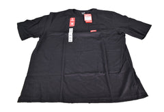 Milwaukee 601B-XL Mens Extra Large Black Heavy Duty Cotton/Polyester Short-Sleeve Pocket T-Shirt