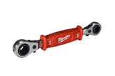 Milwaukee 48-22-9212 Linemans 4-in-1 High -Leverage Ratchetingv Box Wrench
