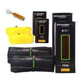 Pirelli Cinturato Velo TLR 26-622 (700 x 26c) Road Bicycle Tire & 23/32-622 Presta P ZERO SmarTUBE - Armour Tech, Clincher Type, Tubeless Ready Bike Tire with Keychain 700x26c(2-Pack Tire & Tubes)