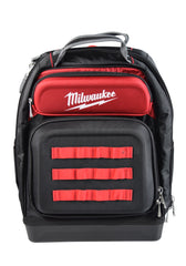 Milwaukee 48-22-8201 Ultimate Jobsite Backpack, 48 Pockets, Black/Red