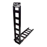Matrix Concepts A7 Aluminum Ramp - Black | 7.5 ft Folding Loading Ramp | 750 lb Capacity for Motorcycle, ATV, UTV | Heavy-Duty 6061 Aircraft Aluminum | Rubber-Tipped & Safety Straps