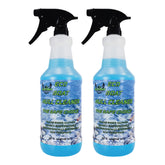 BLACKHAWK PERFORMANCE Eco Boat Hull Cleaner - Effortlessly Removes Water Stains, Deposits, Scale, & Scum - Safe for All Fiberglass & Aluminum Boats - Made in USA (2Pack, 32 OZ)