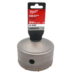 Milwaukee 48‑20‑5255 SDS Core Bit, 4‑3/8 in. Diameter x 2 in. Depth, Heavy‑Duty Masonry Drilling