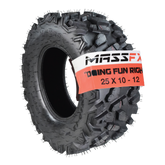 MASSFX QL251012 6PLY 25" 25x10-12 Rear ATV Tire 25x10x12