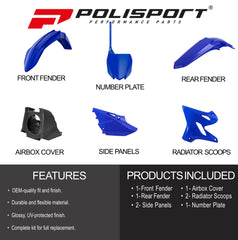 Polisport Motocross (MX) Restyling Kit for Yamaha YZ 125/250 (2002-21) Dirt Bike