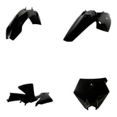 Polisport Motocross (MX) Replica Plastic Kit for KTM SX (2003-04) Dirt Bike – OEM Quality, Durable, Flexible & Perfect Fit – Black