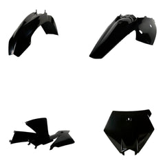 Polisport Motocross (MX) Replica Plastic Kit for KTM SX (2003-04) Dirt Bike – OEM Quality, Durable, Flexible & Perfect Fit – Black