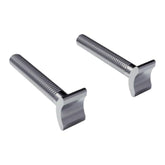 Syndyt BMX Bike Expert Stubby Chain Tensioner Screws - Stainless Steel M6, Low-Profile, Compatible with 10mm/15mm Axle Adaptors for BMX Racing