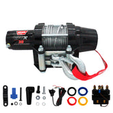 WARN VRX 35 Powersport Winch – 3,500 lb Pulling Capacity, Steel Rope, Sealed Motor, All-Metal Gear Train, Waterproof IP68 Design for ATV/UTV Recovery, Trail Riding & Utility Work