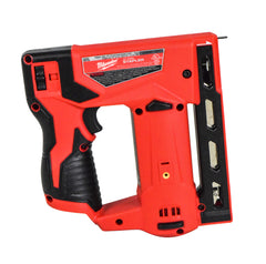 Milwaukee M12 12-Volt Lithium-Ion Cordless 3/8-Inch Crown Stapler Kit with REDLITHIUM CP1.5 Battery, Charger, and Adjustable Belt Hook - Fastens a range of 3/8" flat crown staples from 1/4" - 9/16"