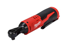 Milwaukee 2457-20 12V Cordless 3/8″ Ratchet – 35 ft-lb Torque, 250 RPM, 10.75″ Length, 3/4″ Low-Profile Head, Variable Speed Trigger, LED Light, Steel Housing (Tool-Only)