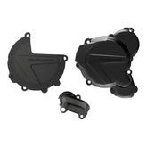 Polisport Engine Covers Protection Kit KTM EXC/XC-W 250/300 (2017-22). OEM Quality with Superior Fit, Flexibility, and Durability