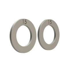 Syndyt Expert 15mm Stainless Steel Axle Washer Kit for 15mm Through Axle Syndyt BMX Bike Systems, Includes 2 Washers