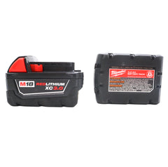 Milwaukee M18 REDLITHIUM XC 3.0 Dual Battery Pack – 2-Pack of High-Capacity 18V Lithium-Ion Batteries for M18 Cordless Tools – 3.0 Amp hour - 54 Watt hour battery