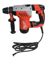 Milwaukee 1-1/8" SDS-Plus Rotary Hammer Kit – 8.0 AMP Corded Hammer Drill with Anti-Vibration Technology, Variable Speed, Hammer/Drill/Chisel Modes, Side Handle, Depth Rod, Carrying Case