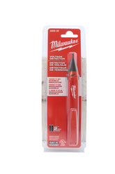 Milwaukee Non-Contact Voltage Detector, 6-Inch Electric Tester for 50–1000 VAC — LED Indicator, Audible Alarm, Durable Plastic Housing for Residential, Commercial & Industrial Electrical Testing