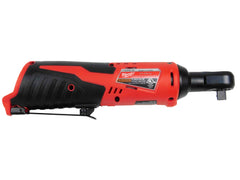 Milwaukee M12 3/8" Cordless Ratchet Kit, 12V, 35 ft-lbs Torque, 250 RPM, with 1.5Ah Battery, Charger, Tool Bag, and 3/8" to 1/4" Adapter, Compact Design (2457-21)