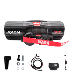 WARN AXON 45-S Powersport Winch – 4,500 lb Pulling Capacity, Synthetic Rope, Advanced Sealed Motor, IP68 Waterproof, All-Metal Gear Train for ATV/UTV Recovery, Trail Riding & Utility Work