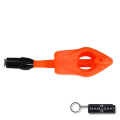 Fluidlogic Aqua Com Baja - Larger Size, Quick-Connect for Easy Install made of Food-Grade Silicone, Optimal Hydration System for Outdoor Adventures w/ Keychain