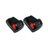 Milwaukee M18 REDLITHIUM CP2.0 Compact 18V Lithium-Ion Battery – 2.0Ah (2 Pack), Extended Runtime, Fade-Free Power, Durable Construction, Compatible with All Milwaukee M18 Tools