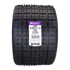 Hoosier Racing Tire - Flat Track/TT Rear 18.0/10.0-10 RD12 (2 Pack) - Bias Ply for ATV Tire & Off-Road Racing - High Grip Drag & Oval Tire (With Keychain)