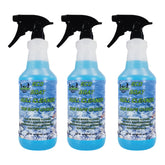 BLACKHAWK PERFORMANCE Eco Boat Hull Cleaner - Effortlessly Removes Water Stains, Deposits, Scale, & Scum - Safe for All Fiberglass & Aluminum Boats - Made in USA (3Pack, 32 OZ)