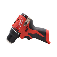 Milwaukee M12 12V Brushless Cordless 3/8" Subcompact Drill/Driver – 350 in-lbs Torque, 0-1,500 RPM (Tool Only)