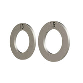 Syndyt Expert 15mm Stainless Steel Axle Washer Kit for 15mm Through Axle Syndyt BMX Bike Systems, Includes 2 Washers