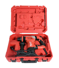 Milwaukee 1-1/8" SDS-Plus Rotary Hammer Kit – 8.0 AMP Corded Hammer Drill with Anti-Vibration Technology, Variable Speed, Hammer/Drill/Chisel Modes, Side Handle, Depth Rod, Carrying Case